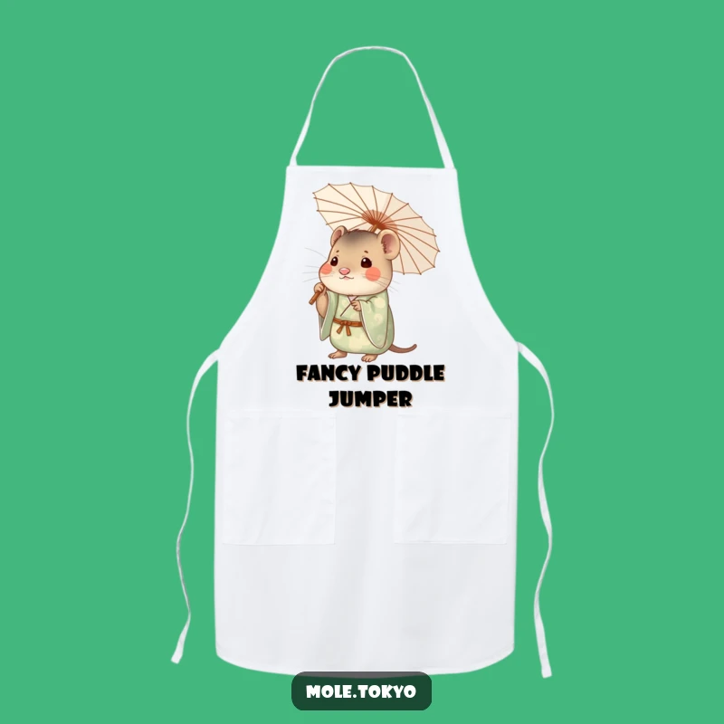 Funny Mole Kimono Chef Apron: Cook with Style and Hilarious Flair