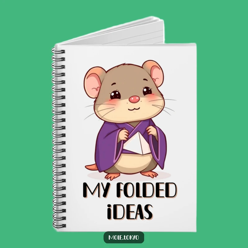 Funny Mole Origami Notebook: Jot Down Ideas with Hilarious Crafty Flair